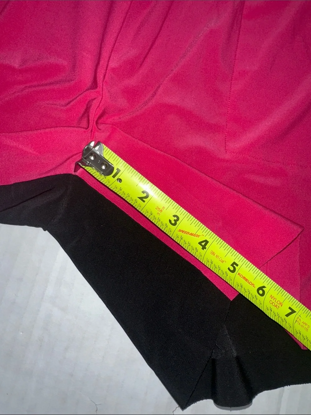 Norma Kamali Pink Black Shorts Side Stripe Stretchy Comfy Womens‎ Large
